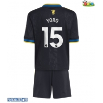 Manchester United Leny Yoro #15 Tredjedraktsett Barn 2025-26 Kortermet (+ Korte bukser)